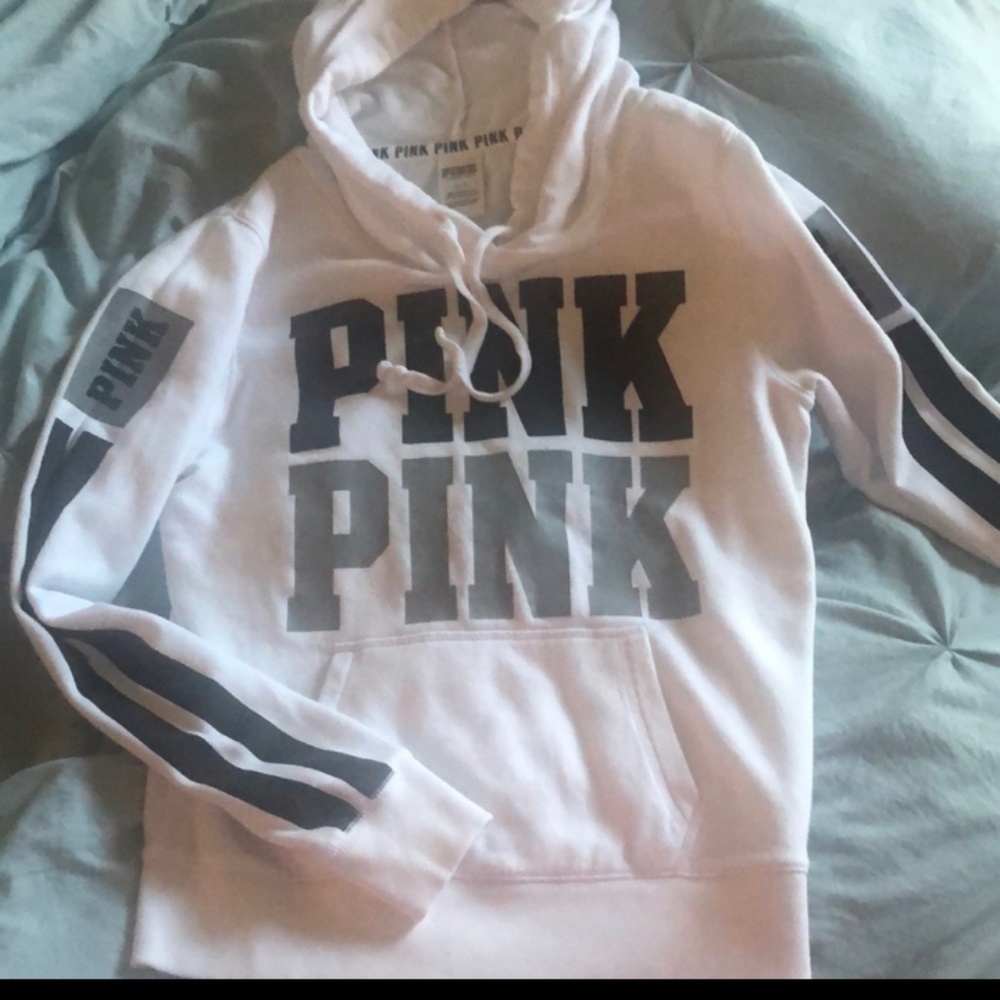 ISO white game day hoodie